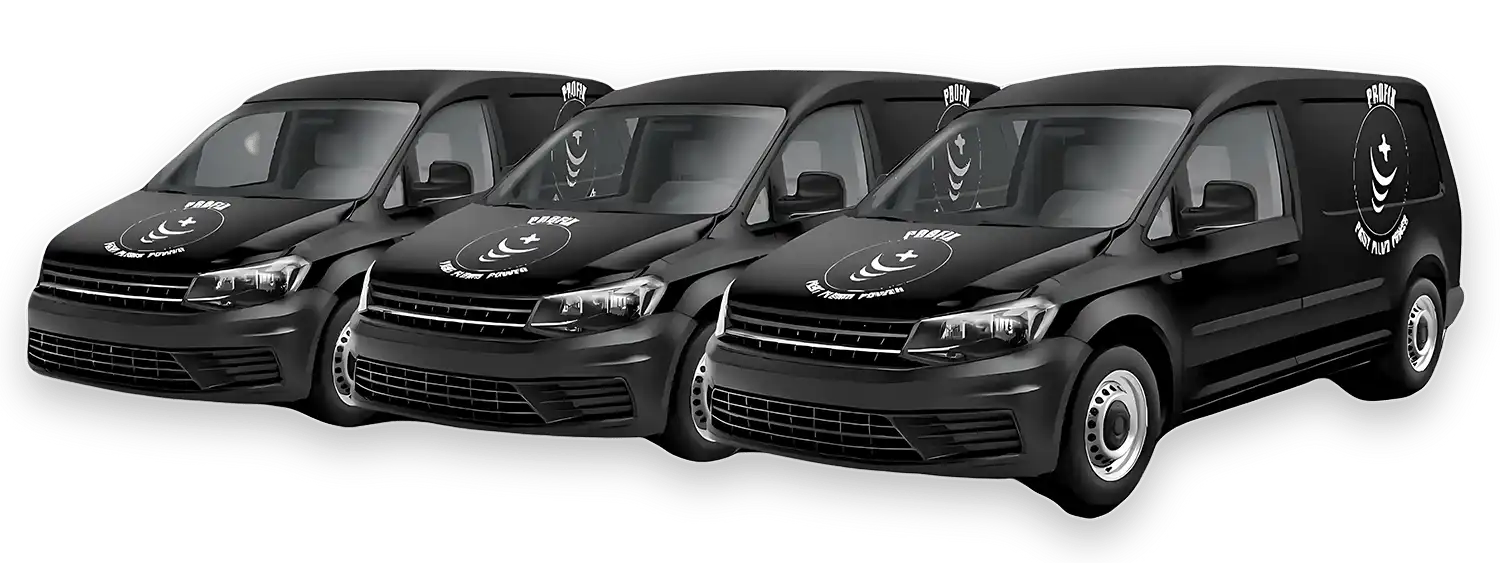 Proclean Hong Kong by Asia Pro Traders, modern service vehicles representing the company’s professional fleet.